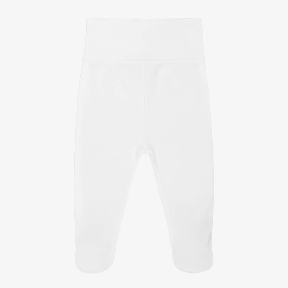 Pureté Du... Bébé-Ivory Cotton Babysuit Set with Lace Trim | Childrensalon