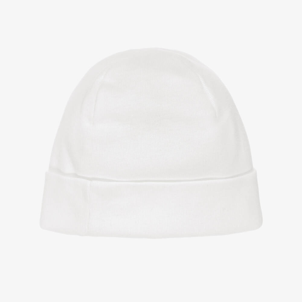 Pureté Du... Bébé-Ivory Cotton Embroidered Layette Hat | Childrensalon
