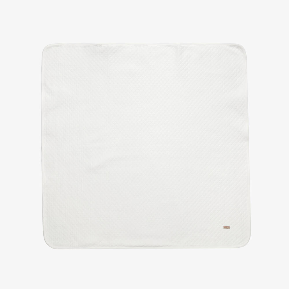 Pureté Du... Bébé-Ivory Diamond-Stitch Jersey Babysuit Set | Childrensalon