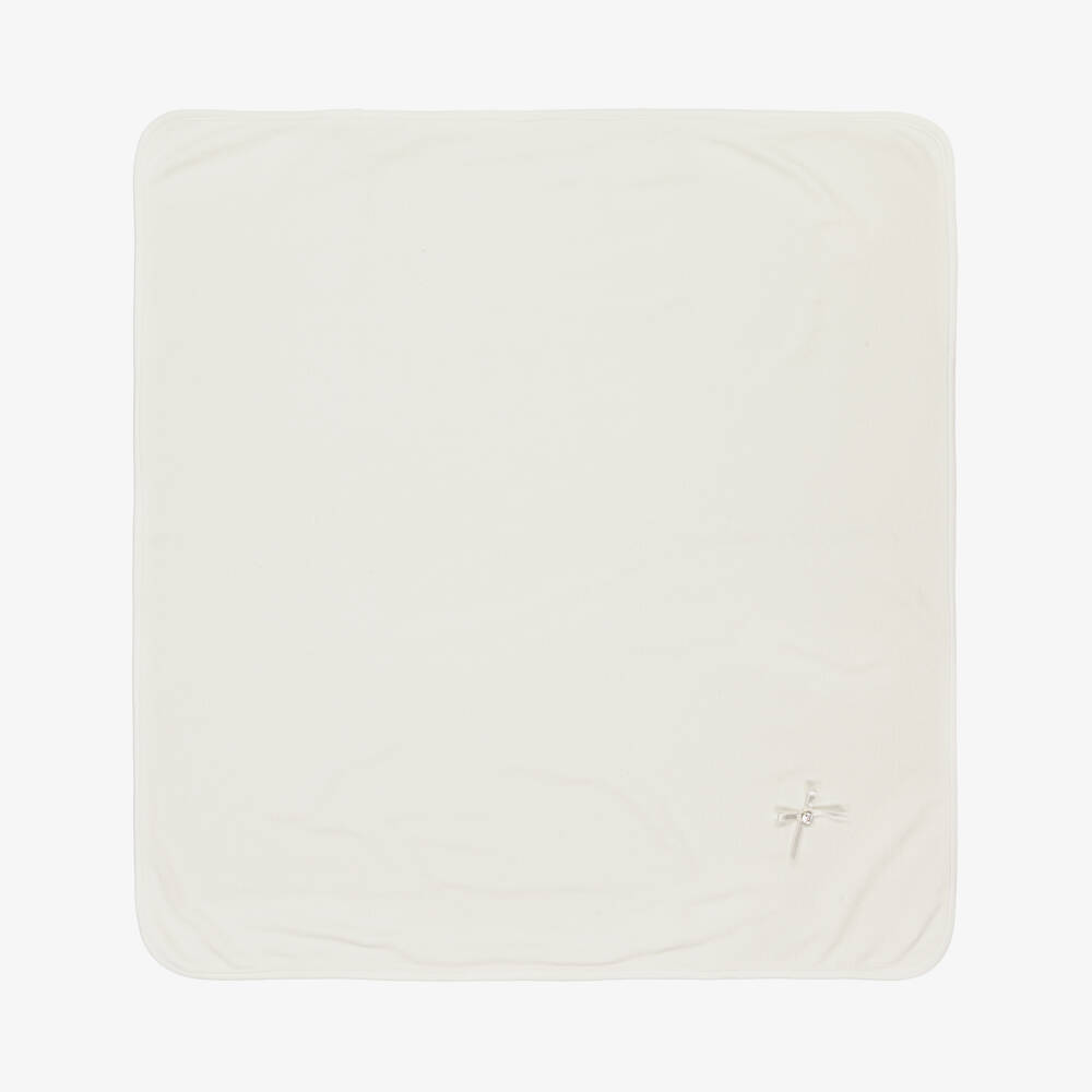 Pureté Du... Bébé-طقم أفرول وبطانية وقبعة مخمل لون عاجي للرضع  | Childrensalon