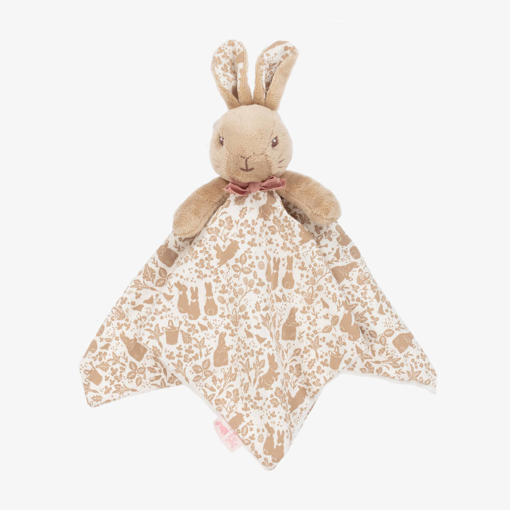 Rainbow Designs-Beige Flopsy Bunny Plush Doudou (35cm) | Childrensalon