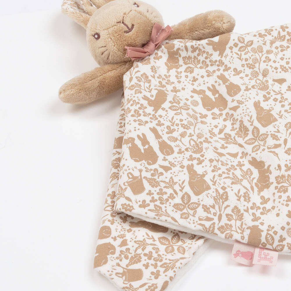Rainbow Designs-Beige Flopsy Bunny Plush Doudou (35cm) | Childrensalon