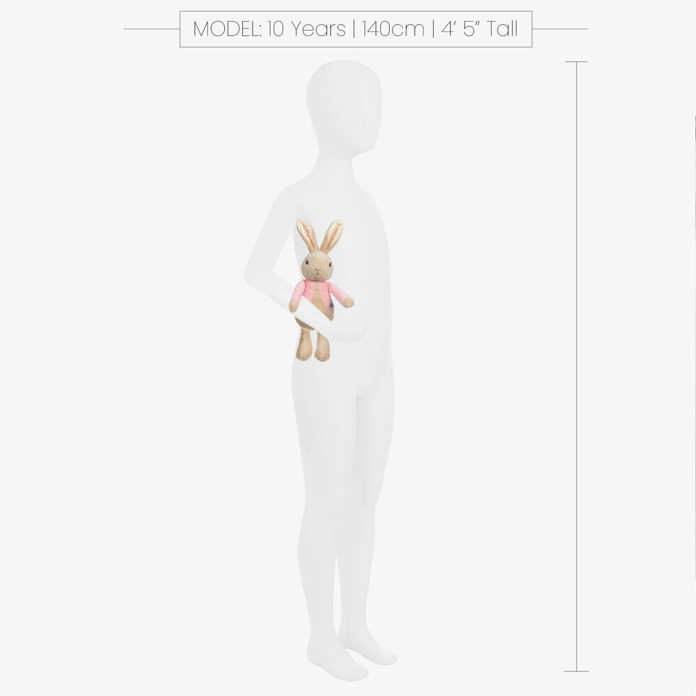 Rainbow Designs-Beige Flopsy Bunny Soft Toy (33cm) | Childrensalon