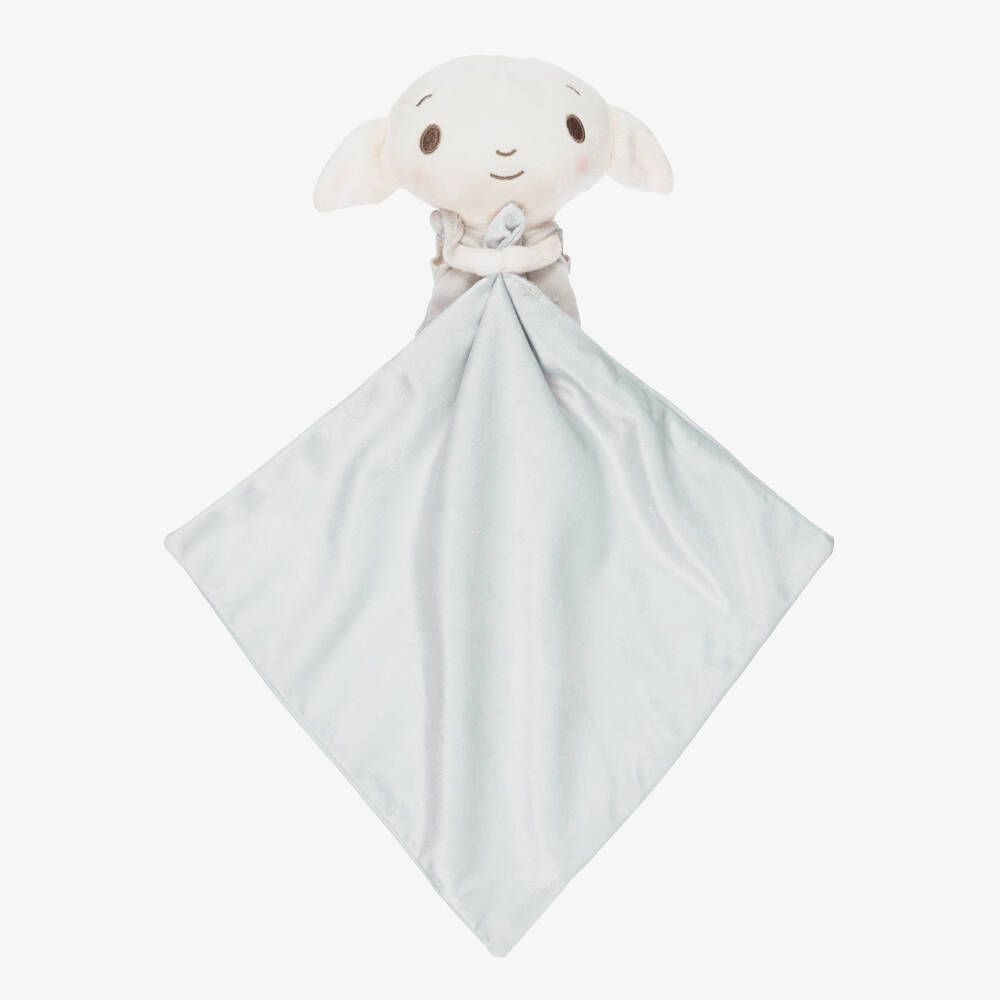 Rainbow Designs-Beige & Grey Dobby Plush Doudou (38cm) | Childrensalon