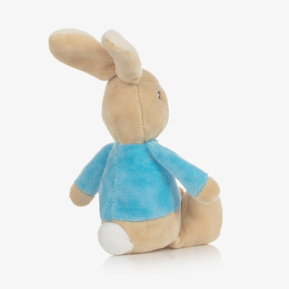 Rainbow Designs-Beige Peter Rabbit Soft Toy Rattle (21cm) | Childrensalon