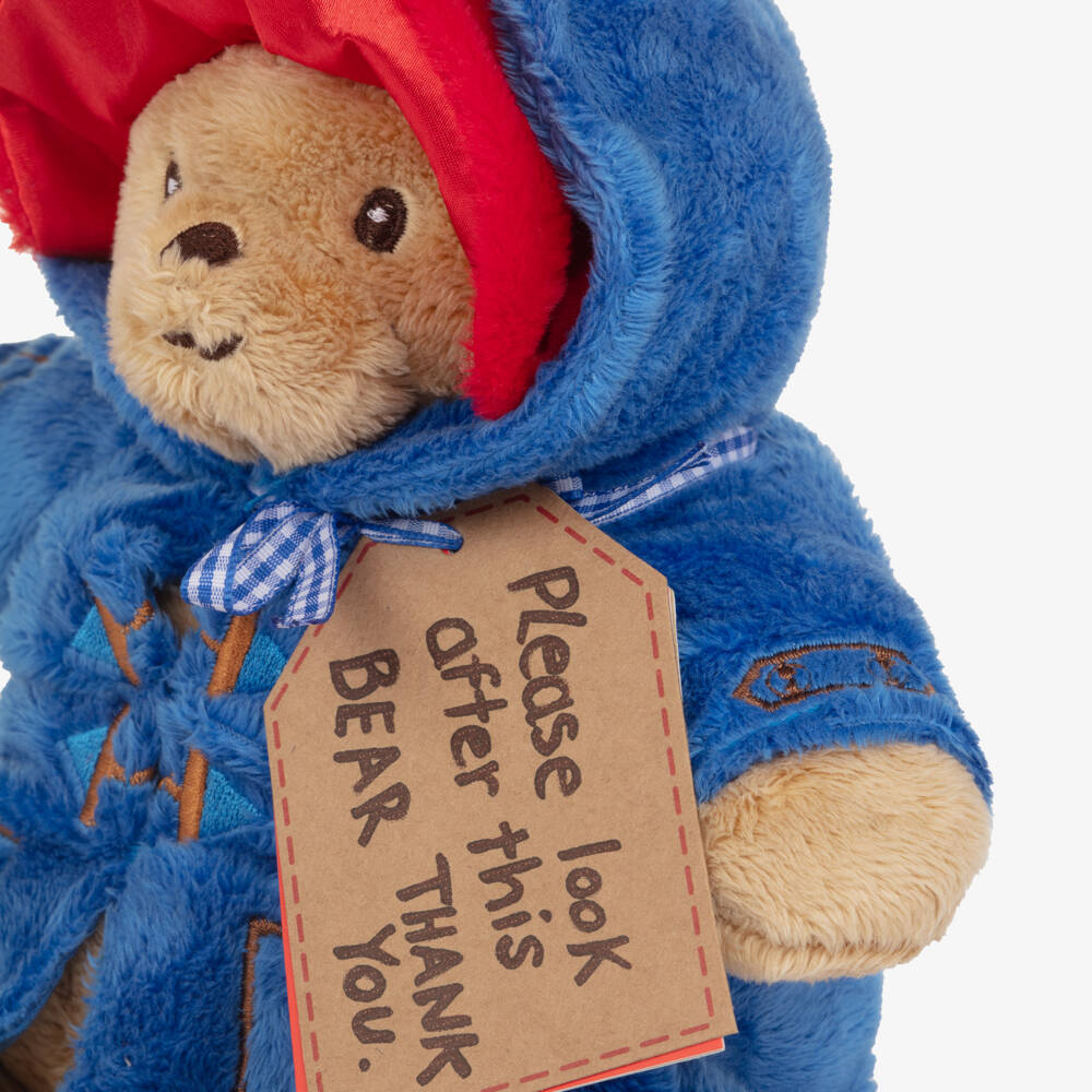 Rainbow Designs-Blue & Red Paddington Bear Soft Toy (22cm) | Childrensalon