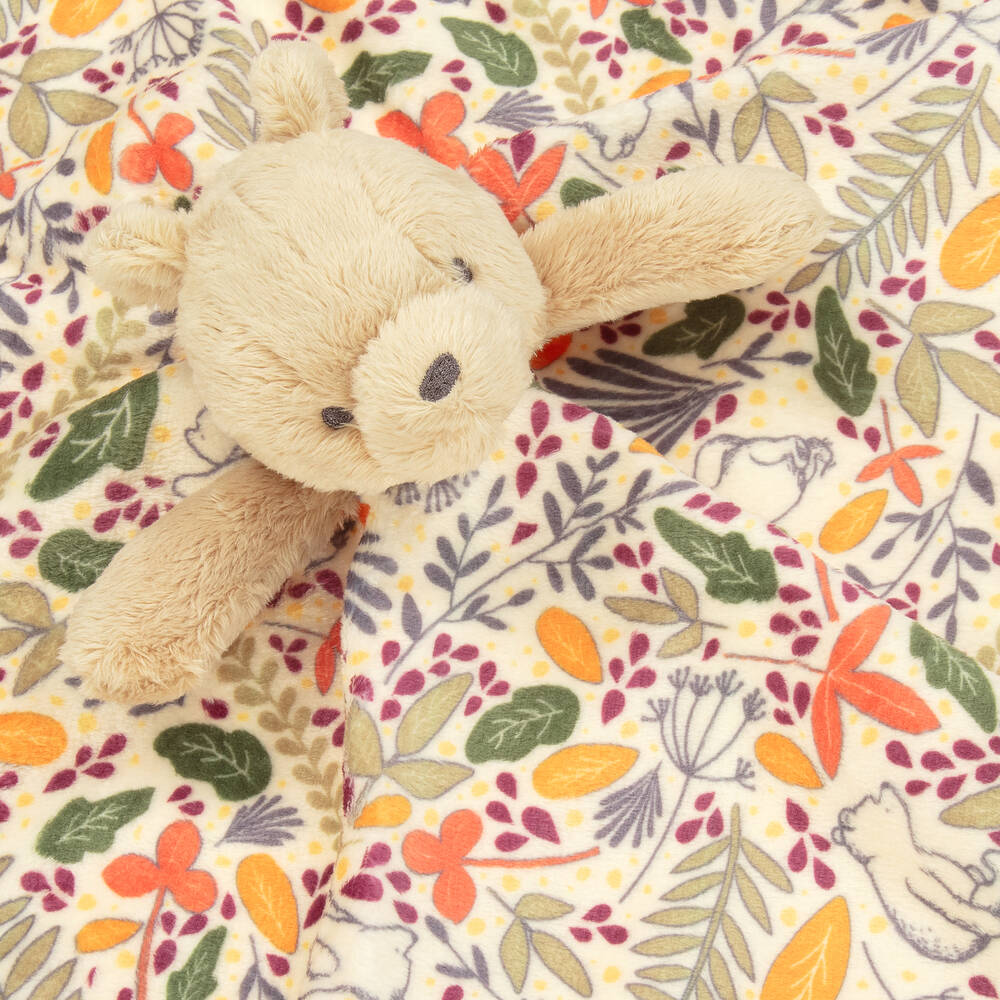 Rainbow Designs-Classic Pooh Bear Plush Doudou (35cm) | Childrensalon