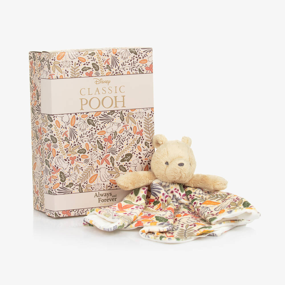 Rainbow Designs-Classic Pooh Bear Plush Doudou (35cm) | Childrensalon