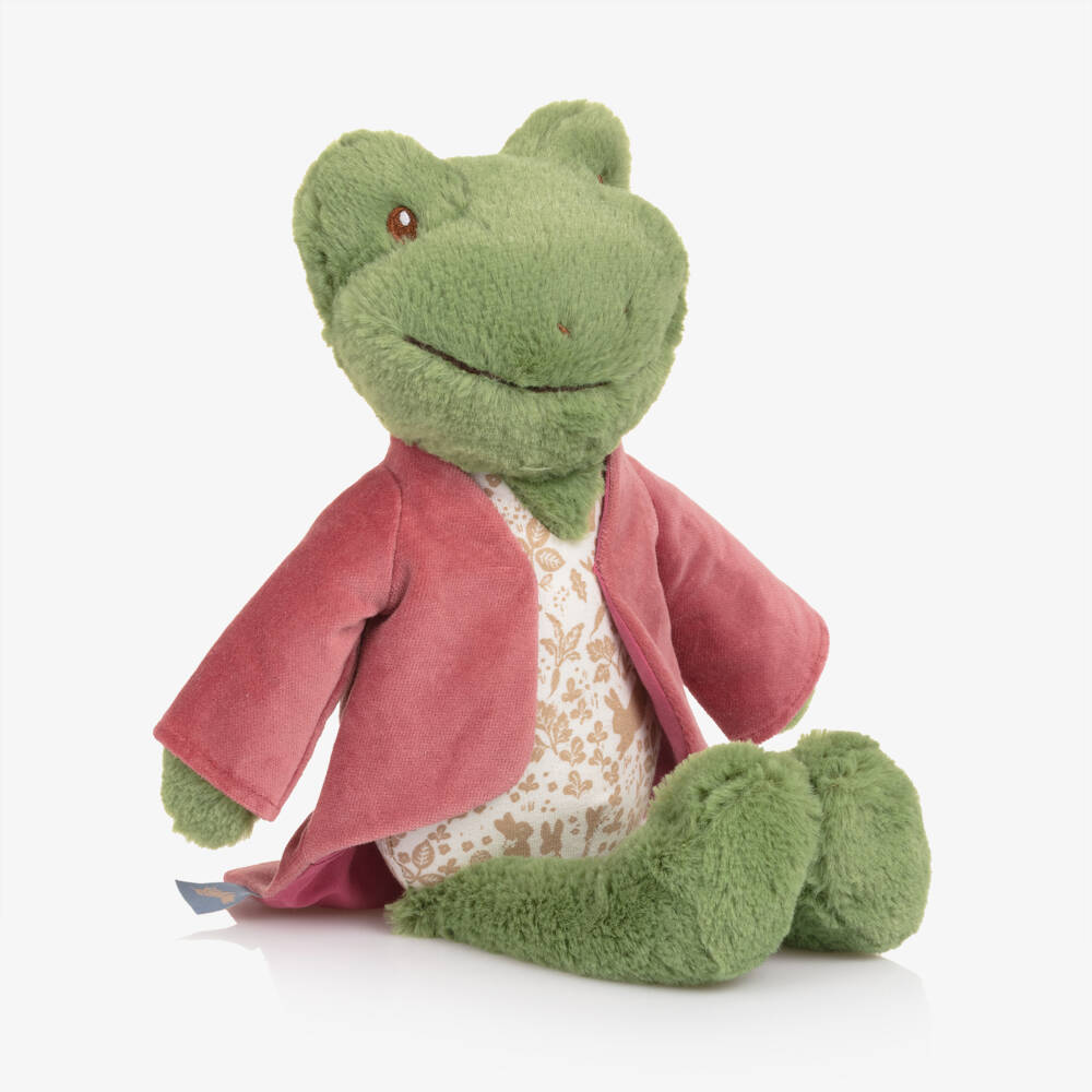 Rainbow Designs-Green Jeremy Fisher Plush Soft Toy (30cm) | Childrensalon