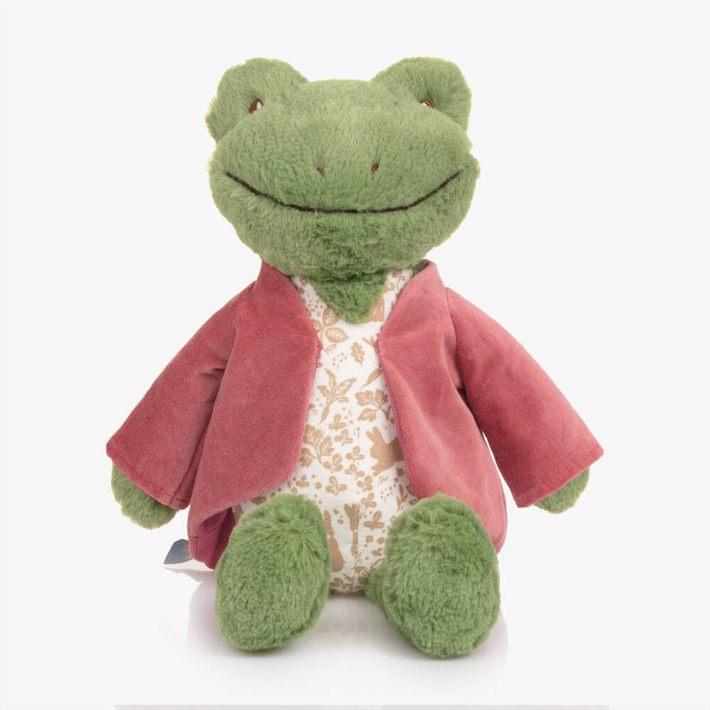 Rainbow Designs-Green Jeremy Fisher Plush Soft Toy (30cm) | Childrensalon