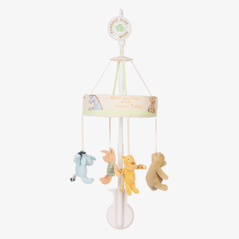 Rainbow Designs-Winnie The Pooh Musical Cot Mobile (54 cm) | Childrensalon
