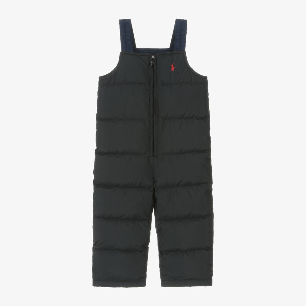 Ralph Lauren-Baby Boys Blue & Black Snowsuit | Childrensalon