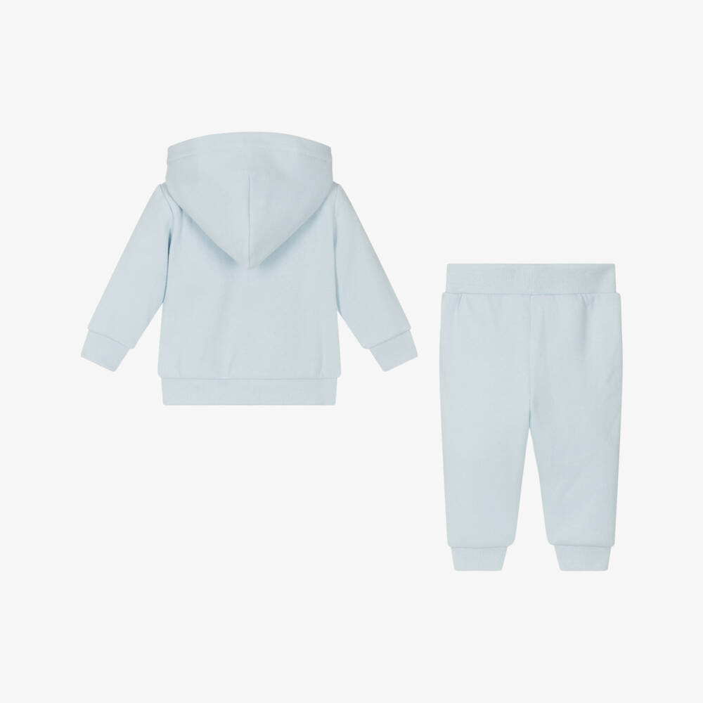 Ralph Lauren-Baby Boys Blue Cotton Tracksuit | Childrensalon