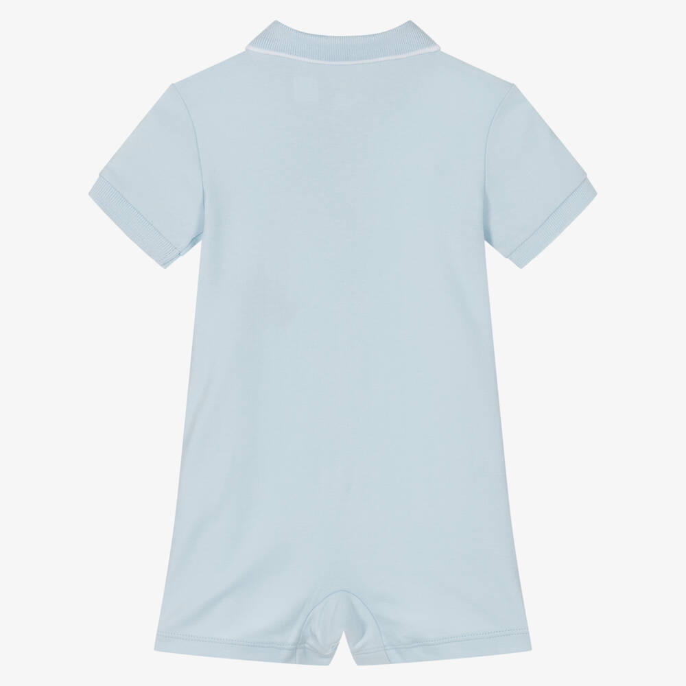 Ralph Lauren-Baby Boys Blue Pony Logo Shortie | Childrensalon