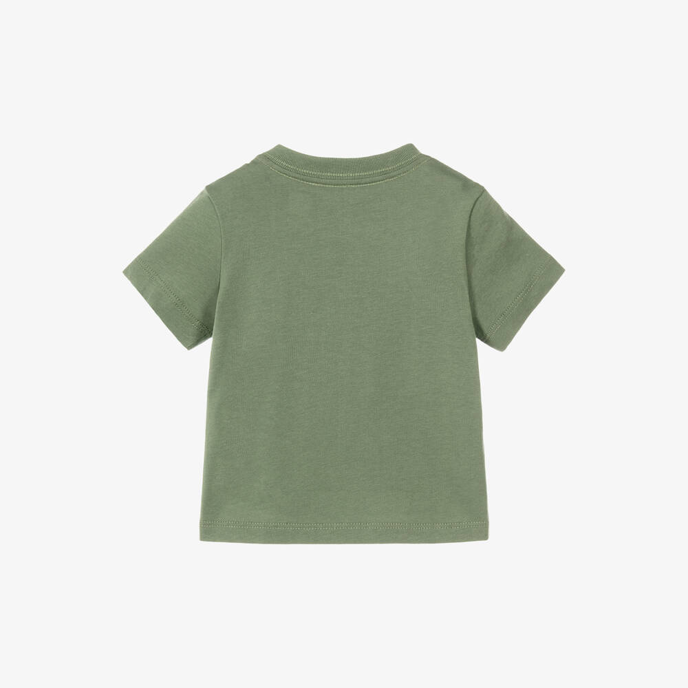 Ralph Lauren-تيشيرت قطن لون أخضر للأولاد الرضع | Childrensalon