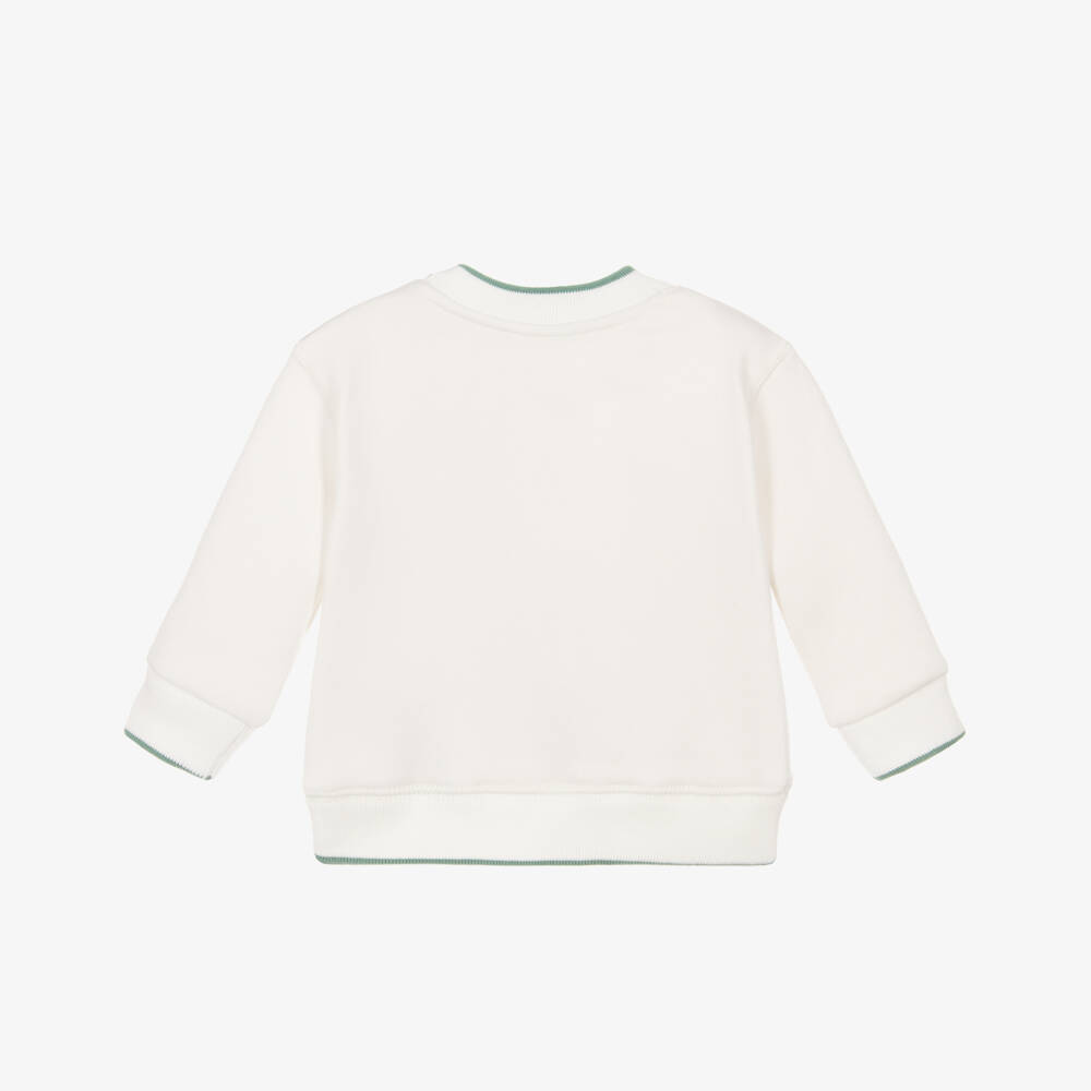 Ralph Lauren-Свитшот кремовый хлопковый с Polo Bear для малышей | Childrensalon