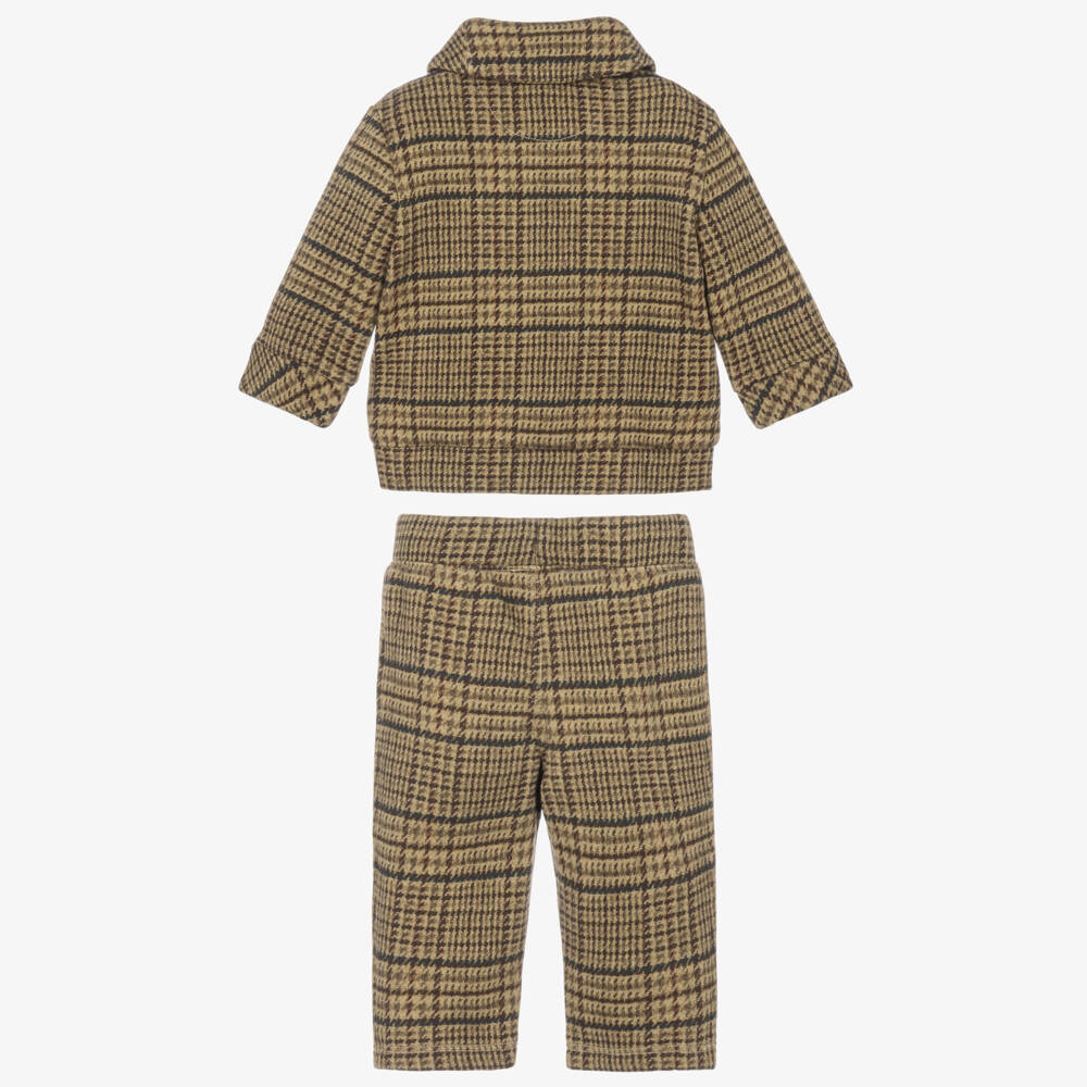 Ralph Lauren-Baby Boys Tweed-Print Jacket & Trouser Set | Childrensalon