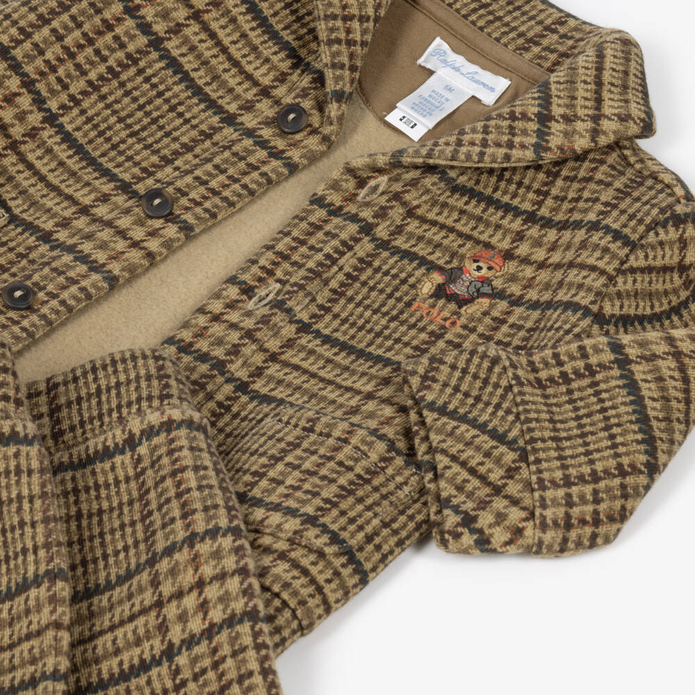 Ralph Lauren-Baby Boys Tweed-Print Jacket & Trouser Set | Childrensalon