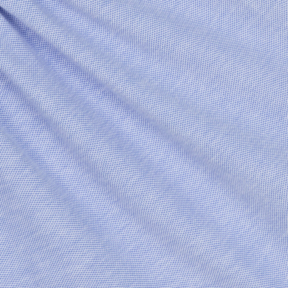 Ralph Lauren-Baby Girls Blue Cotton Polo Dress | Childrensalon