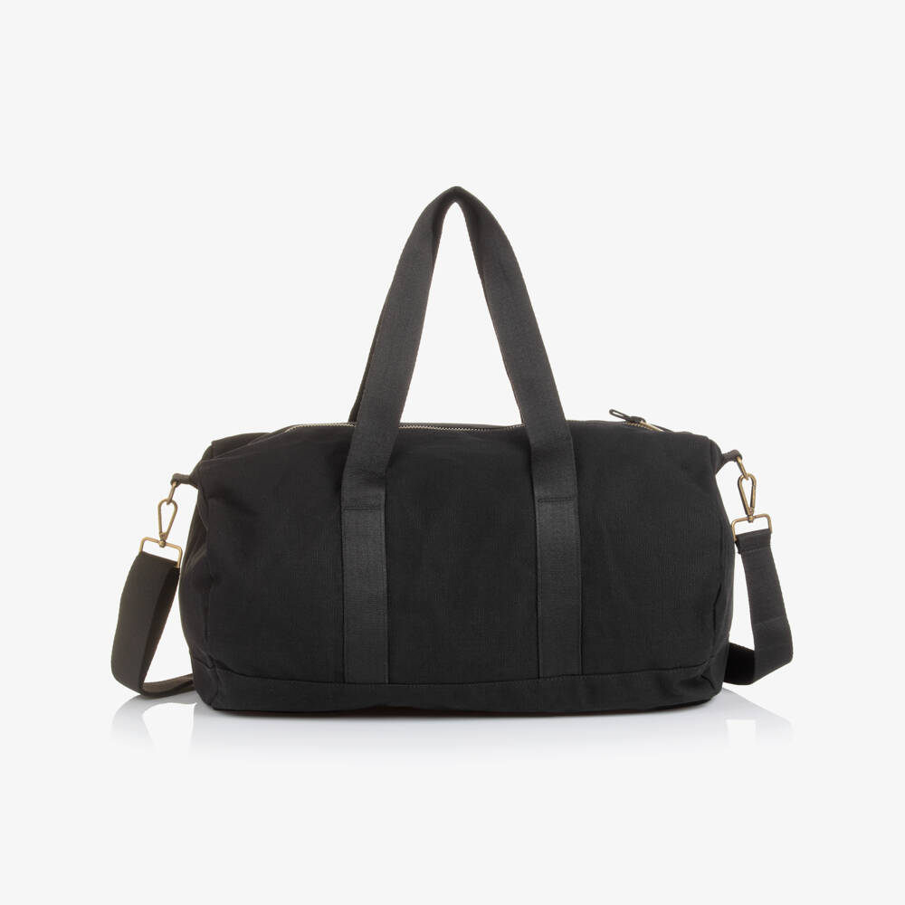 Ralph Lauren-Black Canvas Big Pony Sports Bag (45cm) | Childrensalon