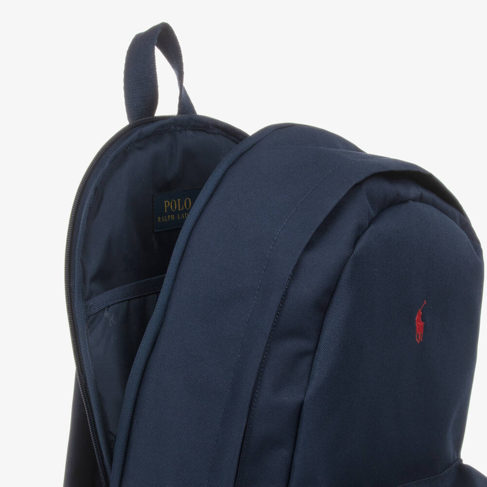 Ralph Lauren-Blue Pony Backpack (44cm) | Childrensalon