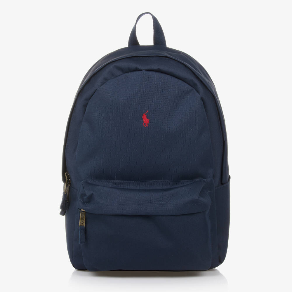 Ralph Lauren-Blue Pony Backpack (44cm) | Childrensalon