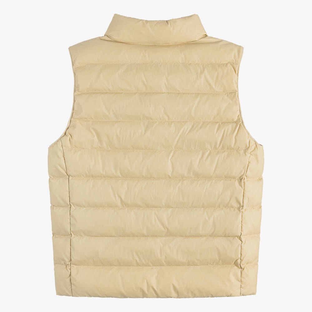 Ralph Lauren-Boys Beige Packable Puffer Gilet | Childrensalon
