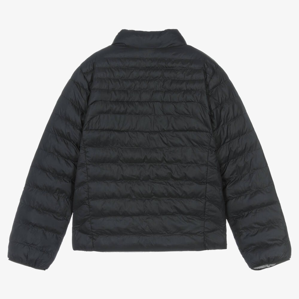 Ralph Lauren-Boys Black & Grey Reversible Jacket | Childrensalon