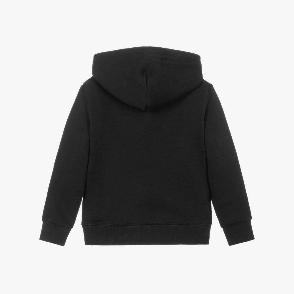 Ralph Lauren-Boys Black Polo Bear Jersey Hoodie | Childrensalon