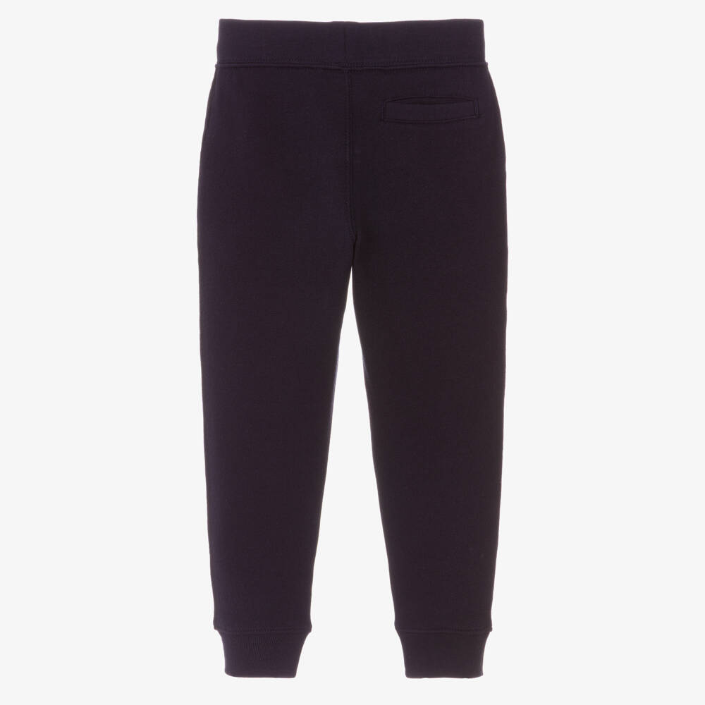 Polo Ralph Lauren-Boys Blue Cotton Jersey Joggers | Childrensalon