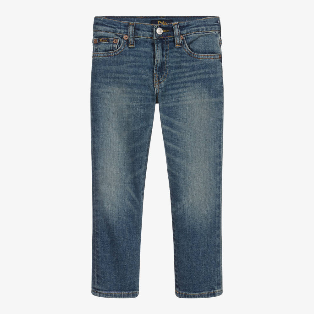 Ralph Lauren-Boys Blue Sullivan Slim Fit Jeans | Childrensalon