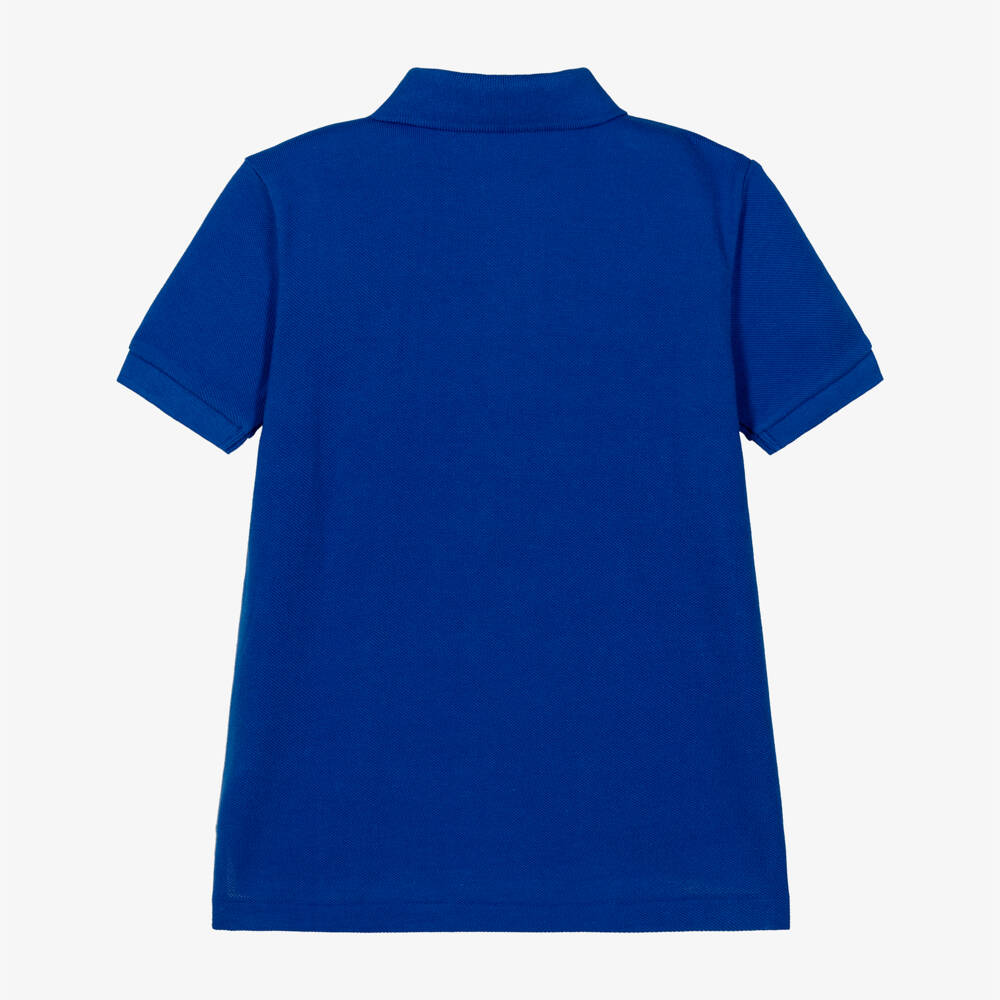 Ralph Lauren-تيشيرت بولو قطن لون أزرق فاتح للأولاد | Childrensalon