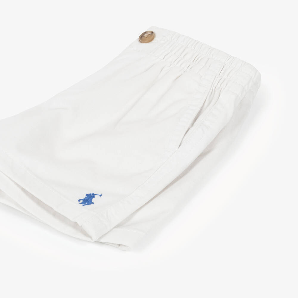 Ralph Lauren-Boys Colourful Gingham Cotton Shirt & Shorts Set | Childrensalon