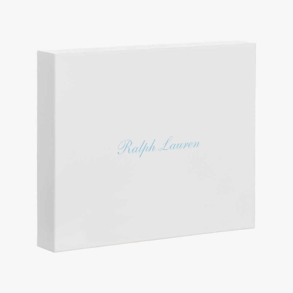 Ralph Lauren-Boys Cotton Babysuit Gift Set with Nautical Print | Childrensalon