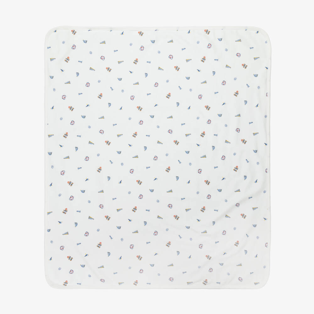 Ralph Lauren-Boys Cotton Babysuit Gift Set with Nautical Print | Childrensalon