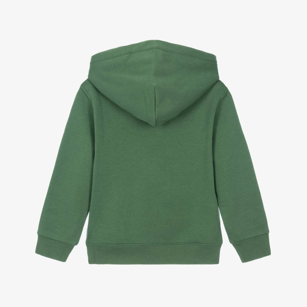 Ralph Lauren-Boys Moss Green Hoodie with Pony Logo | Childrensalon
