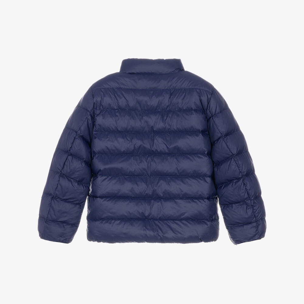 Ralph Lauren-Boys Navy Blue Packable Puffer Jacket | Childrensalon