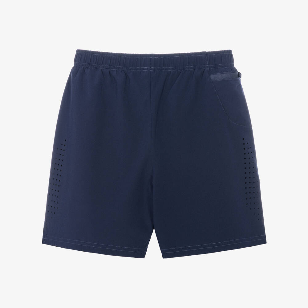 Ralph Lauren-Boys Navy Blue Wimbledon Collection Shorts | Childrensalon