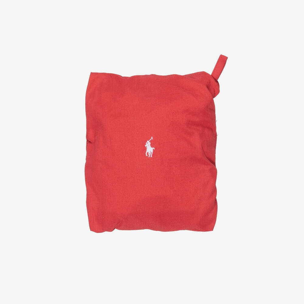 Ralph Lauren-جاكيت واقي من الرياح قابل للطي قطن لون أحمر وأزرق للأولاد | Childrensalon