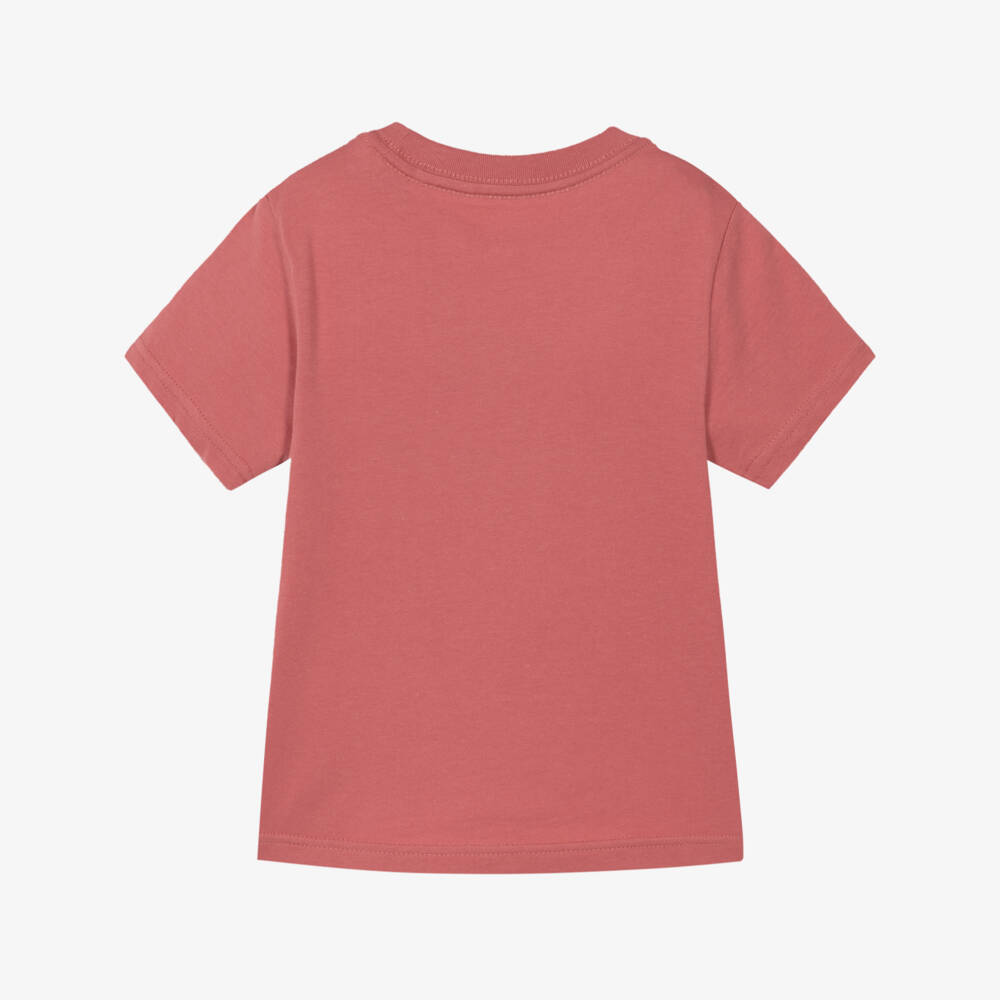 Ralph Lauren-Boys Red Cotton Fishing Polo Bear T-Shirt | Childrensalon