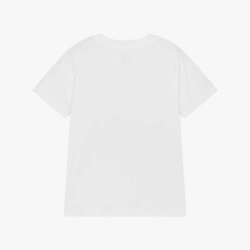 Ralph Lauren-Boys White Big Pony Cotton T-Shirt | Childrensalon