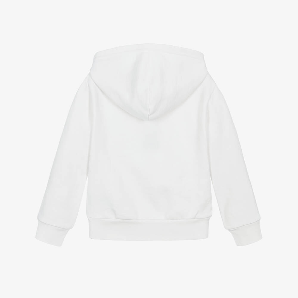 Ralph Lauren-Худи поло белый хлопковый с логотипом для мальчиков | Childrensalon