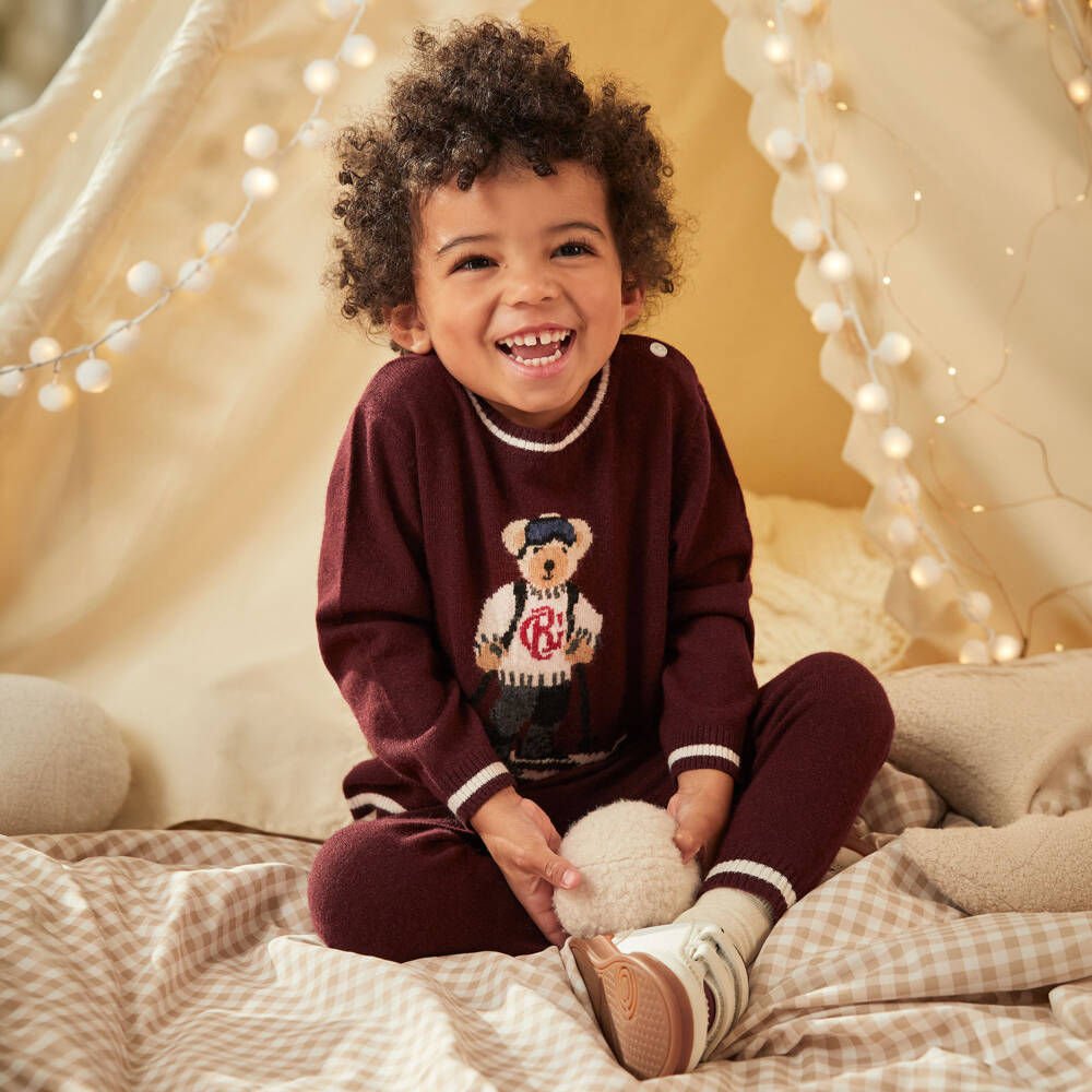 Ralph Lauren-حذاء رياضي بشريط لاصق جلد صناعي لون أبيض للأولاد | Childrensalon