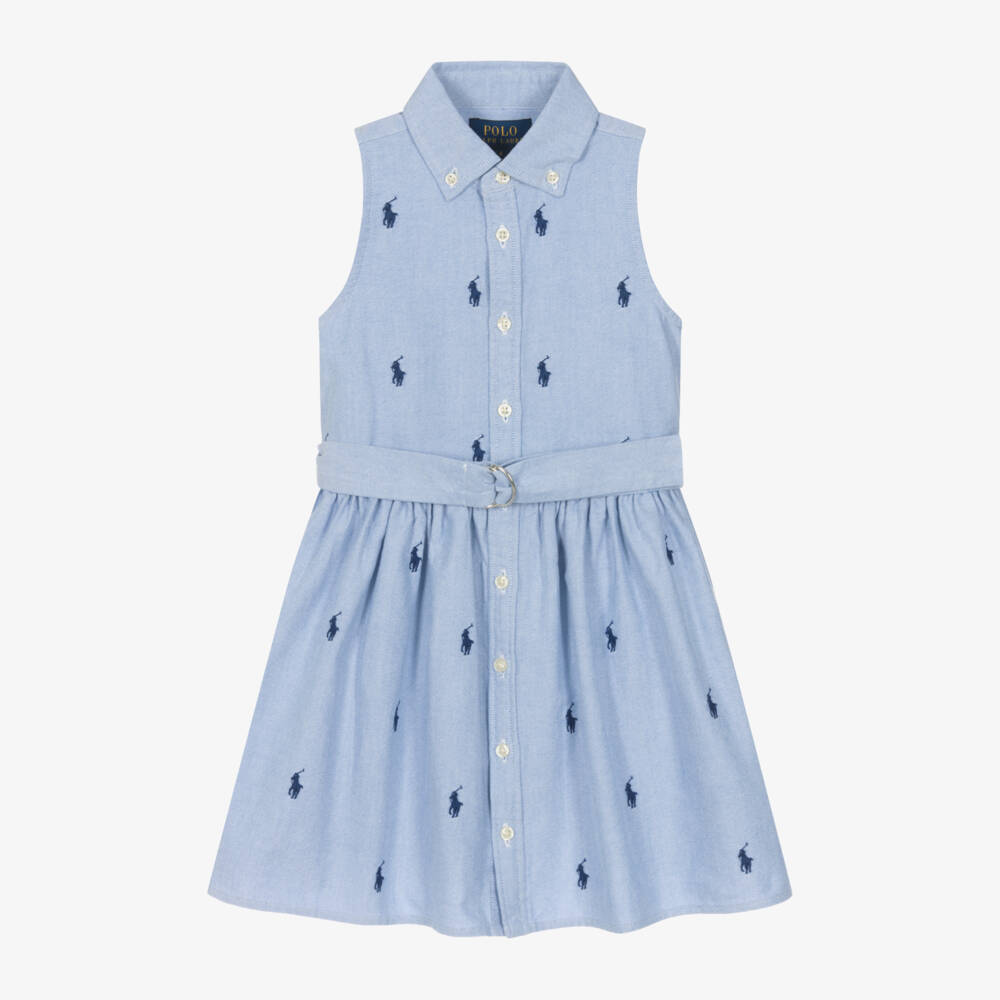 ralph lauren blue dress macys Macy Polo Dress, Blue / XXL