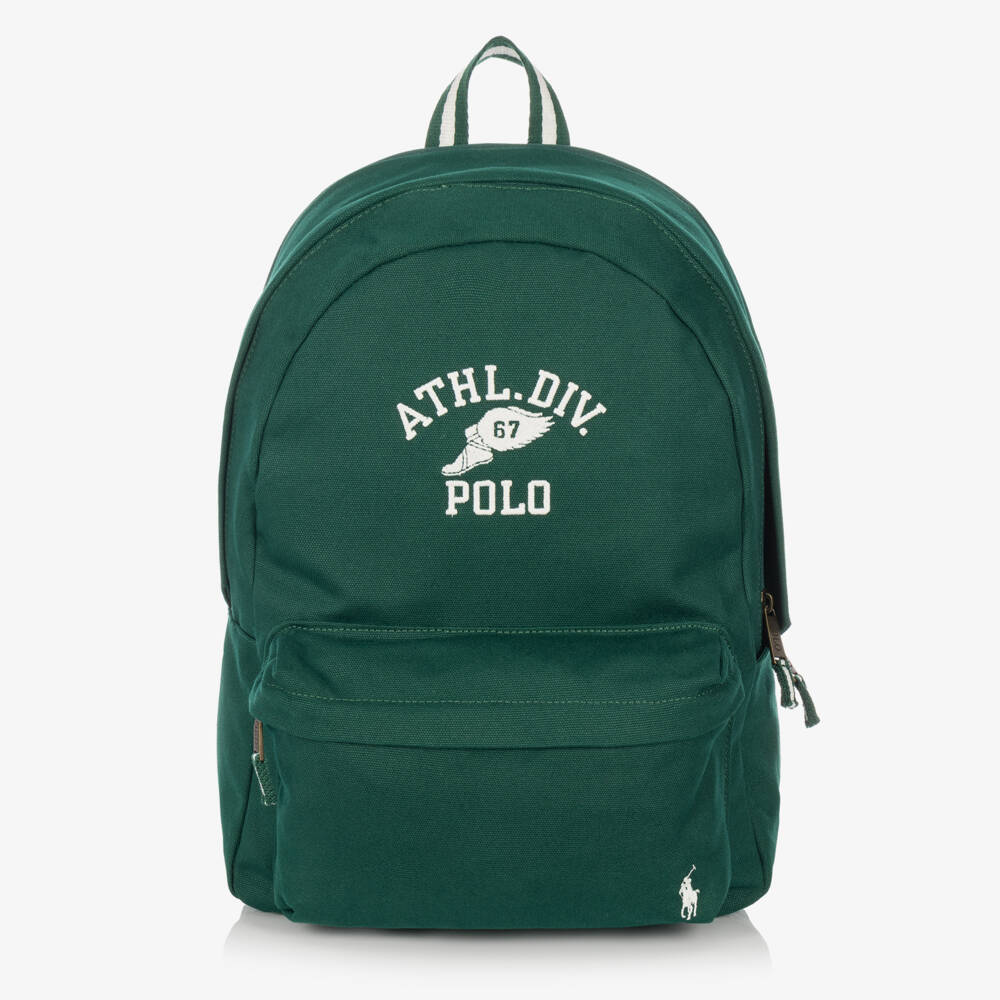 Ralph Lauren-Green Polo Athletic Backpack (43cm) | Childrensalon
