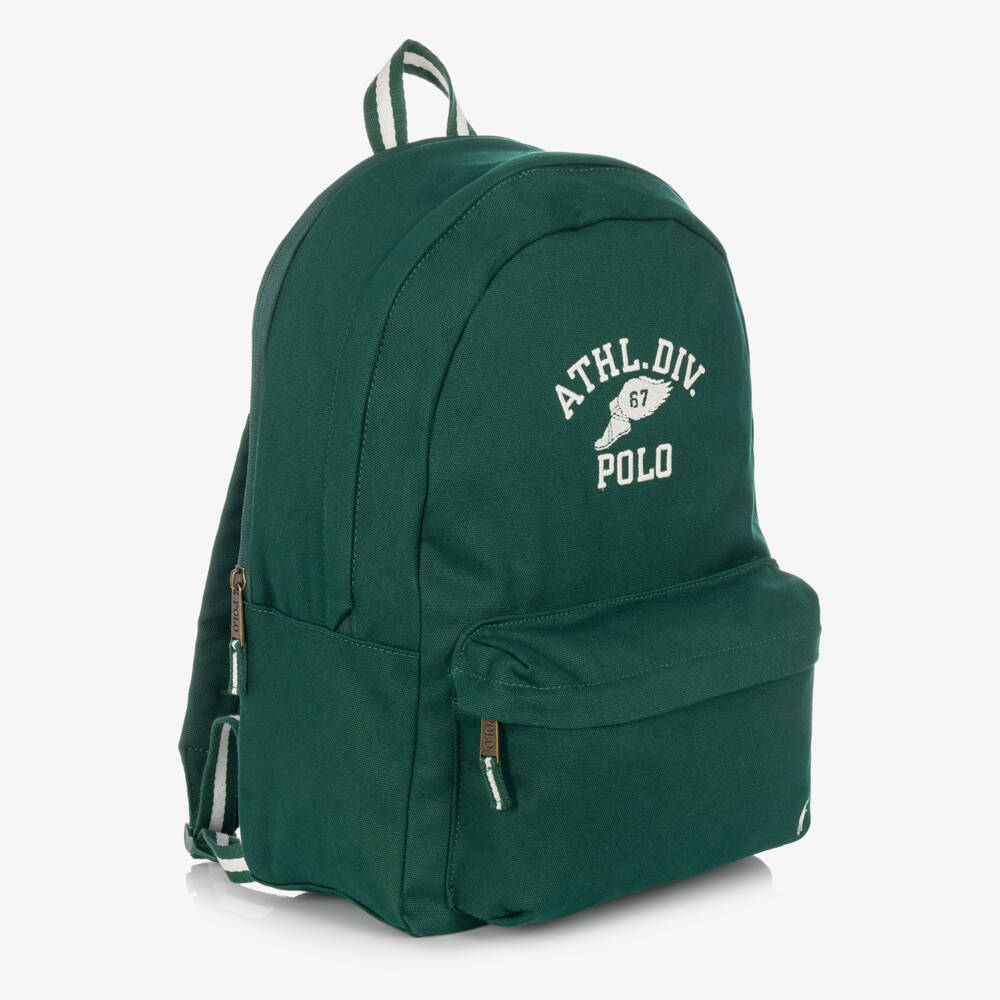 Ralph Lauren-Green Polo Athletic Backpack (43cm) | Childrensalon