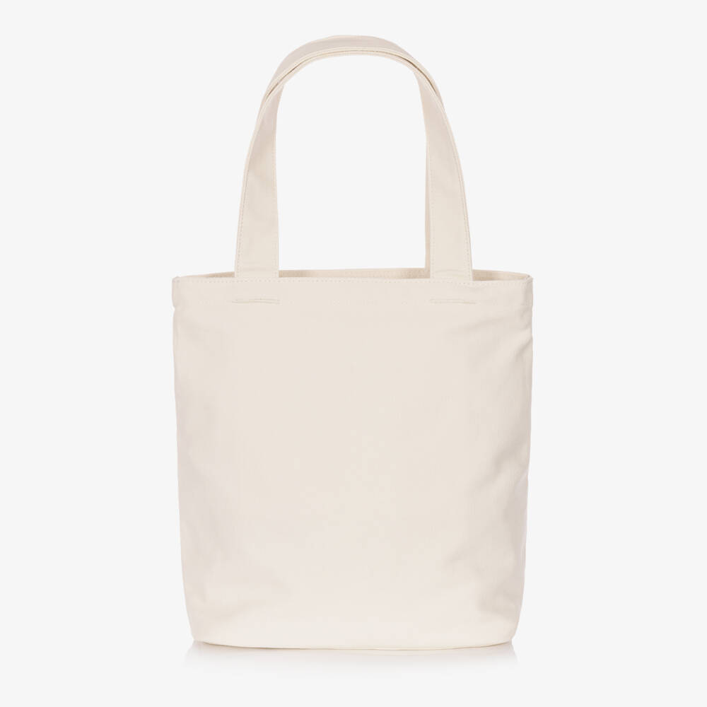 Ralph Lauren-Ivory Back To School Bear Tote Bag (35cm) | Childrensalon