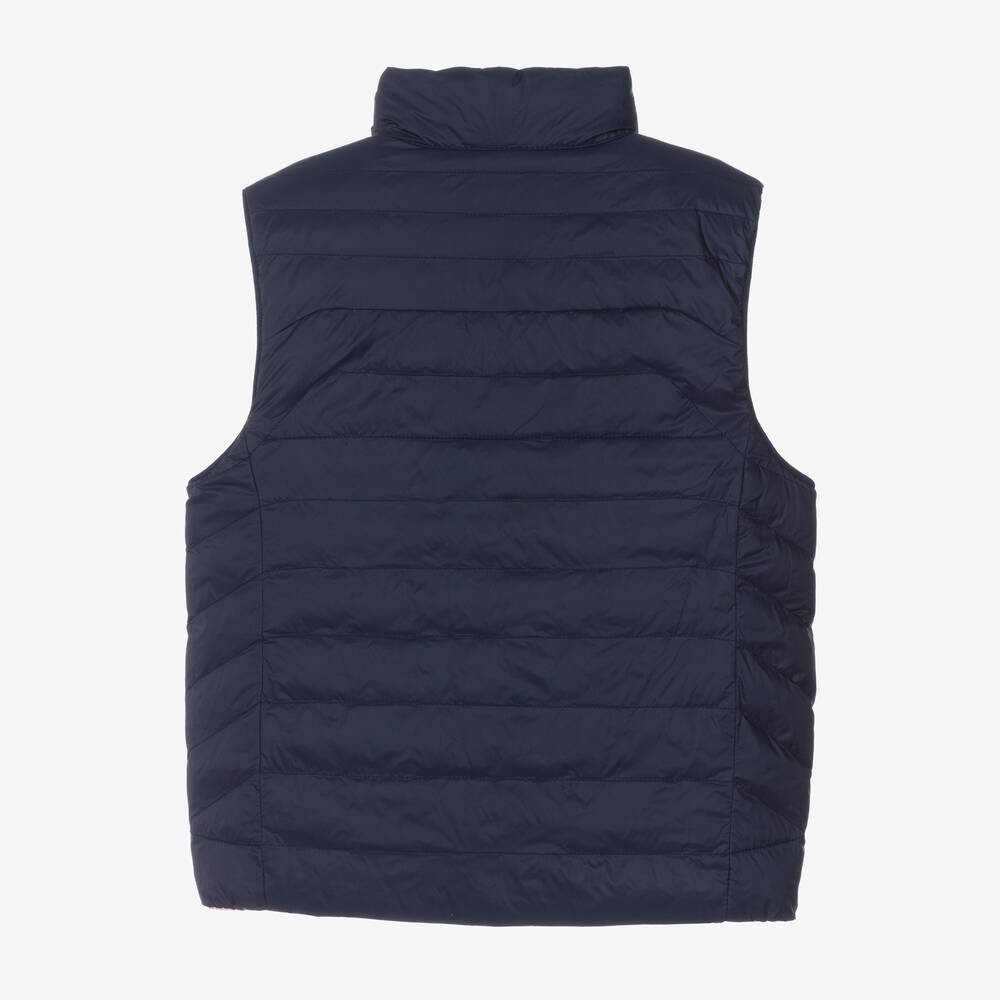 Ralph Lauren-Pink & Blue P-Layer 2 Reversible Gilet | Childrensalon