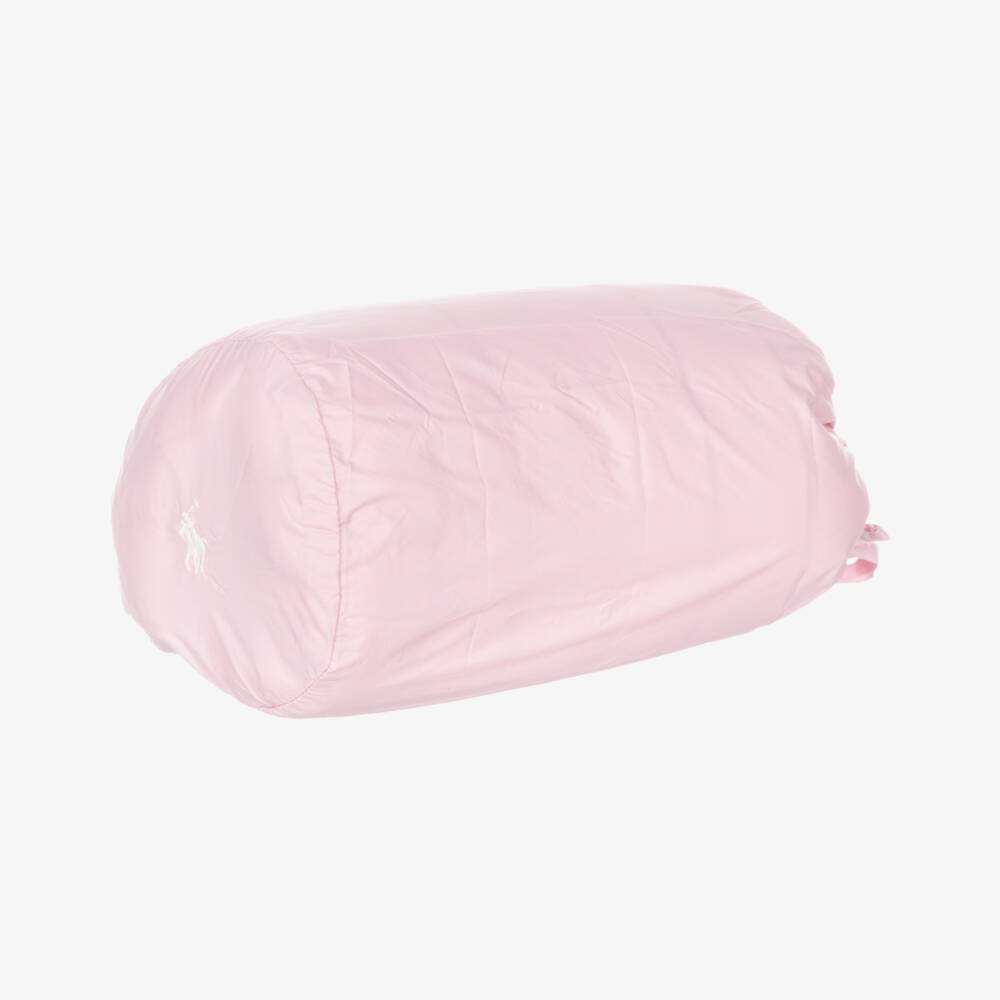 Ralph Lauren-Жилет P Слой 2 розовый с логотипом пони | Childrensalon