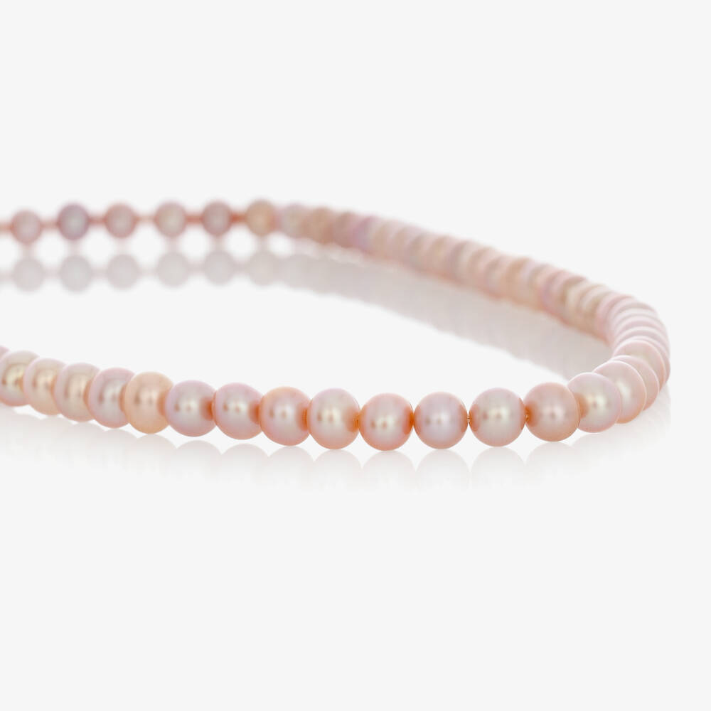 Raw Pearls-Pink Pearl Necklace (36cm) | Childrensalon